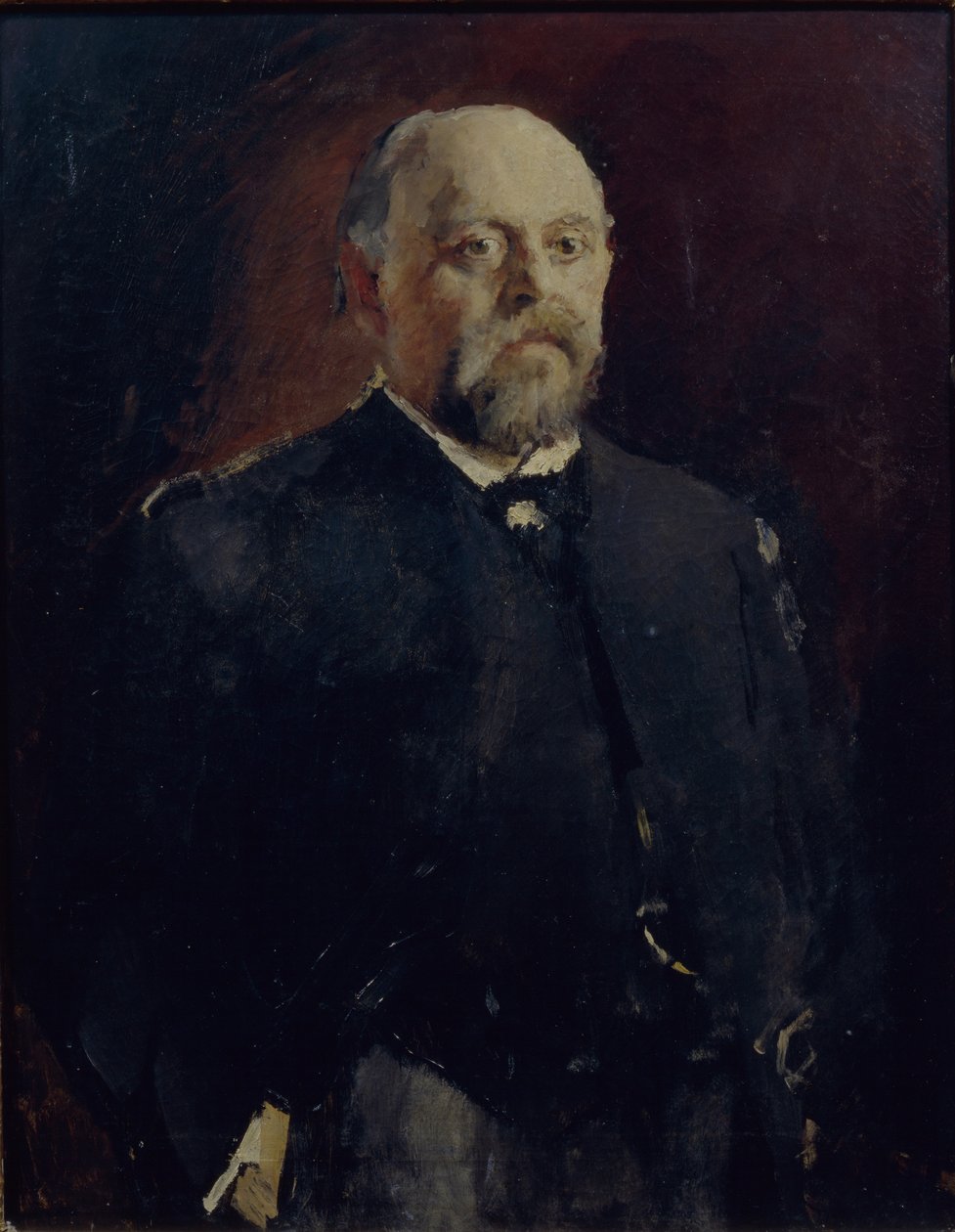 Savva Mamontov肖像1841-1918，1890年 作者 瓦伦丁·亚历山德罗维奇·塞罗夫