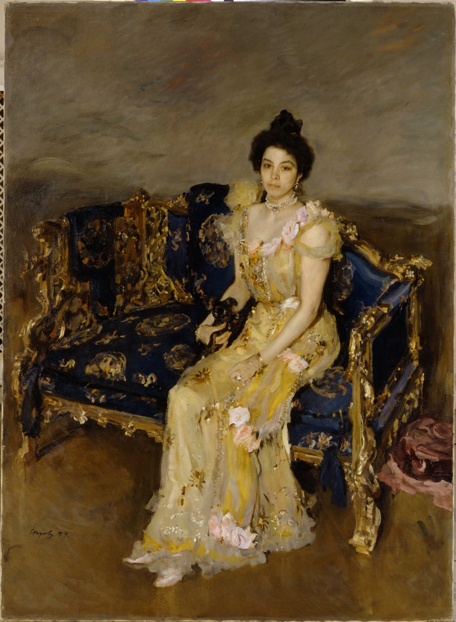 索非亚·博特基纳肖像，1899年 作者 瓦伦丁·亚历山德罗维奇·塞罗夫