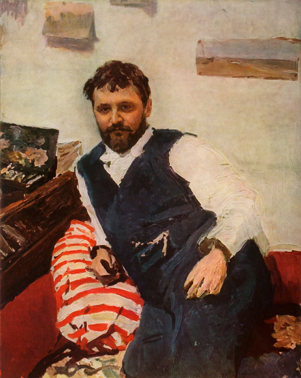 画家君士坦丁的肖像Alexandreyevich Korovin，1891年，1965年。 作者 瓦伦丁·亚历山德罗维奇·塞罗夫