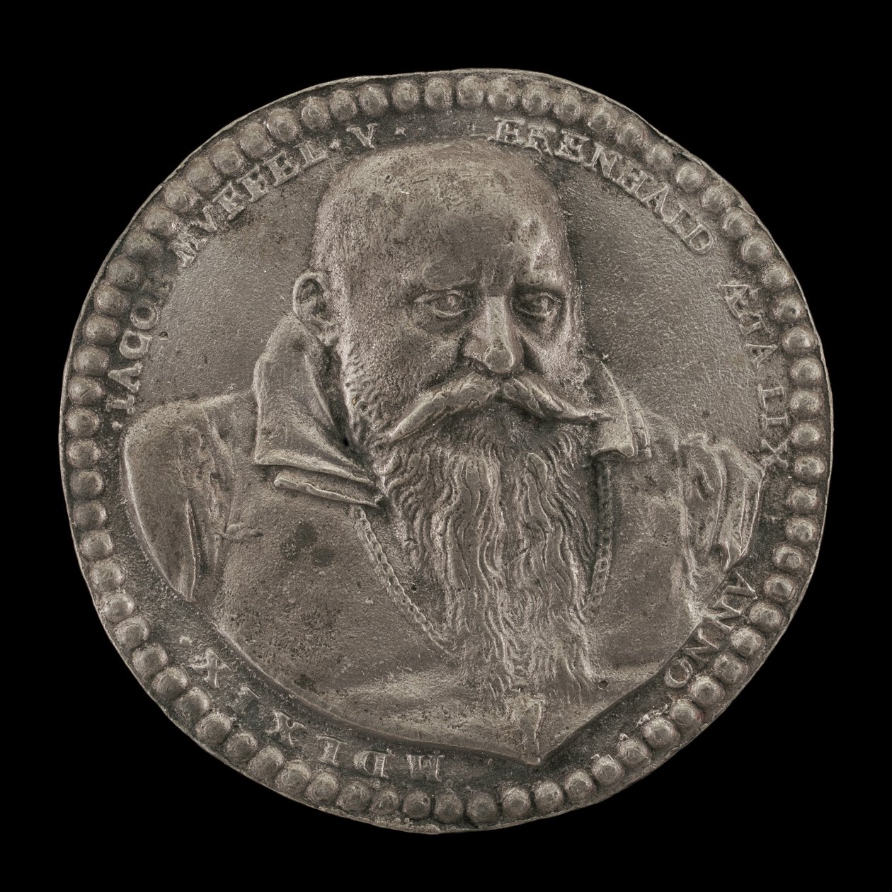 雅克布-穆菲尔，1509-1569，纽伦堡教区长，1569年。 作者 瓦伦丁画家