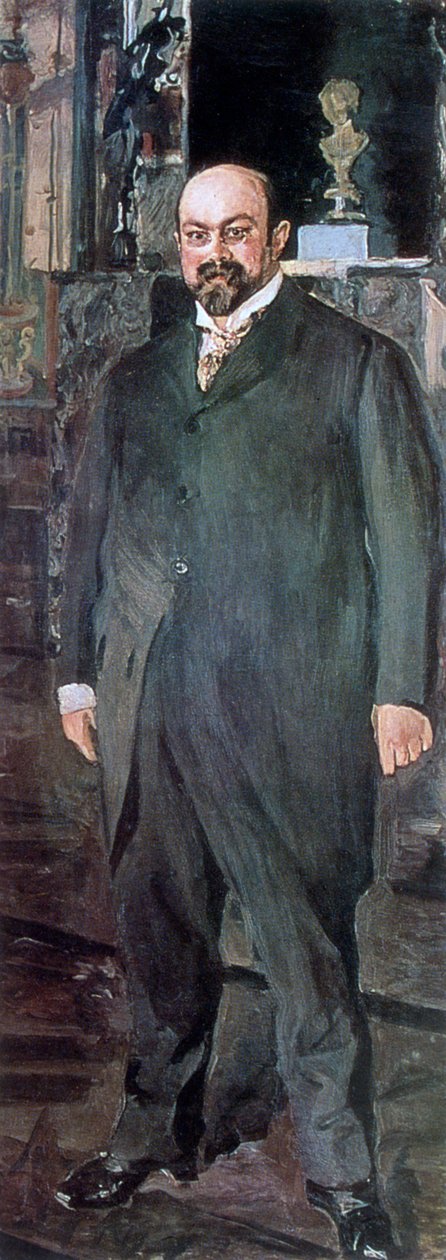 米哈伊尔·阿布拉莫维奇·莫罗佐夫的画像，1902年 作者 瓦伦丁·谢罗夫（Valentin Serov）