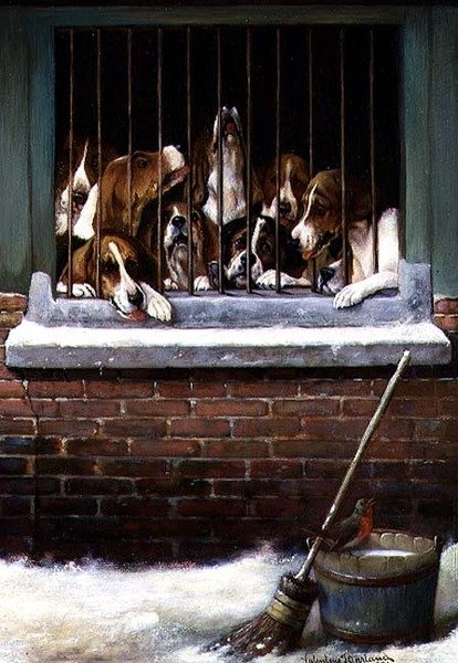 The Kennel Chant，1896 作者 情人节托马斯·加兰