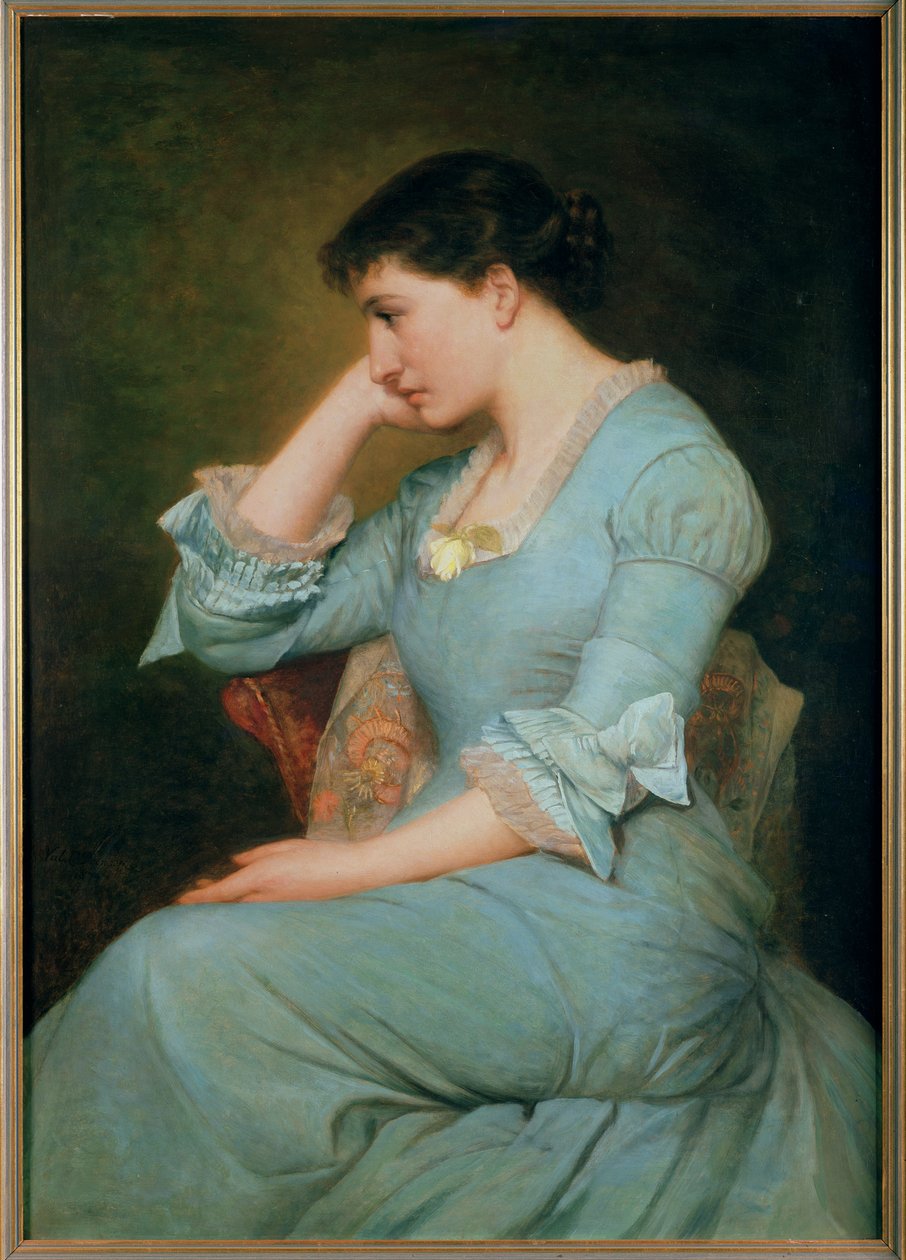 Lillie Langtry的肖像，1879年 作者 瓦伦丁·卡梅伦公主