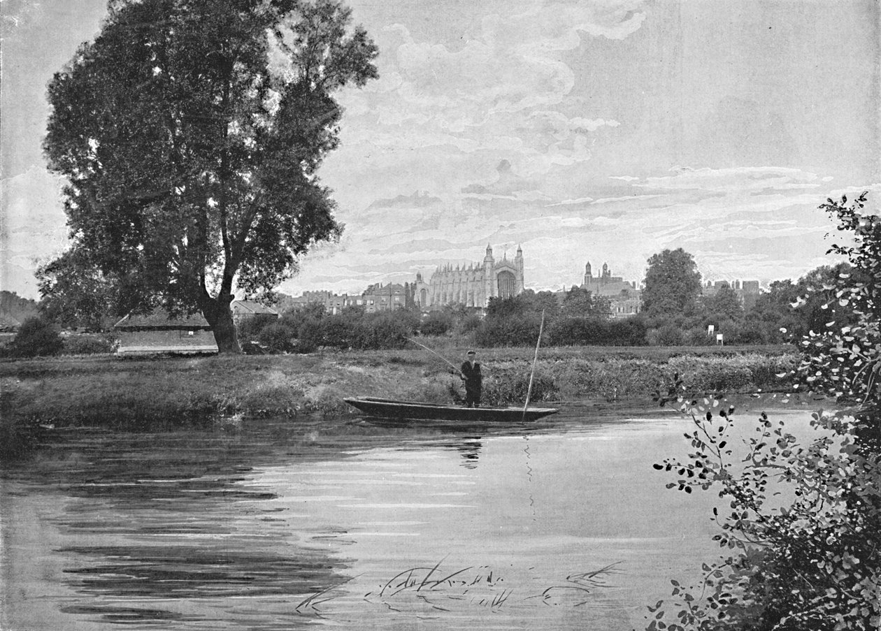 伊顿（Eton）：大学礼拜堂，c1896 作者 情人有限公司