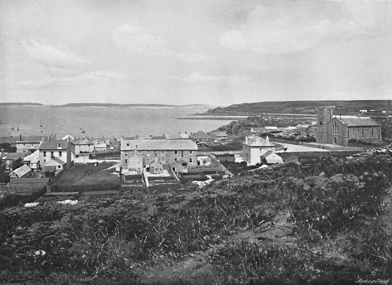 Hughtown，圣玛丽斯，锡利群岛，c1896 作者 情人有限公司