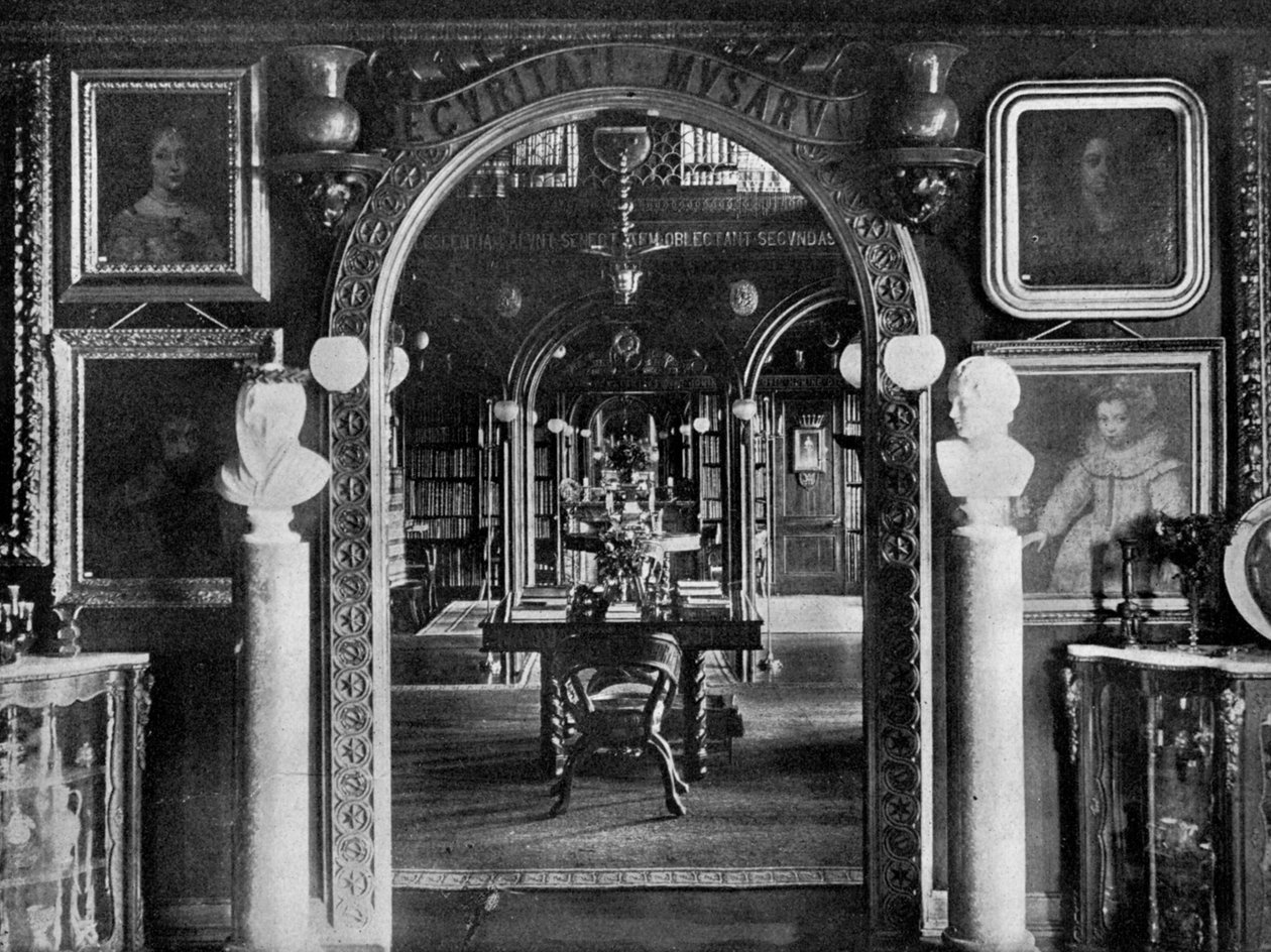 图书馆，基尔之家，艾伦桥，斯特灵郡，苏格兰，1924-1926年 作者 情人有限公司