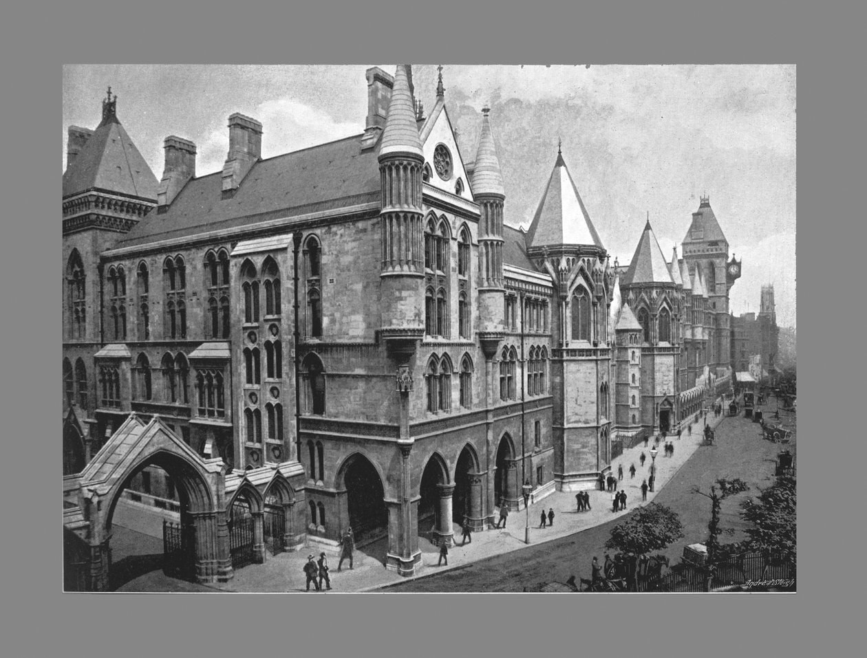 伦敦新法院，约c1900年 作者 情人儿子出版社