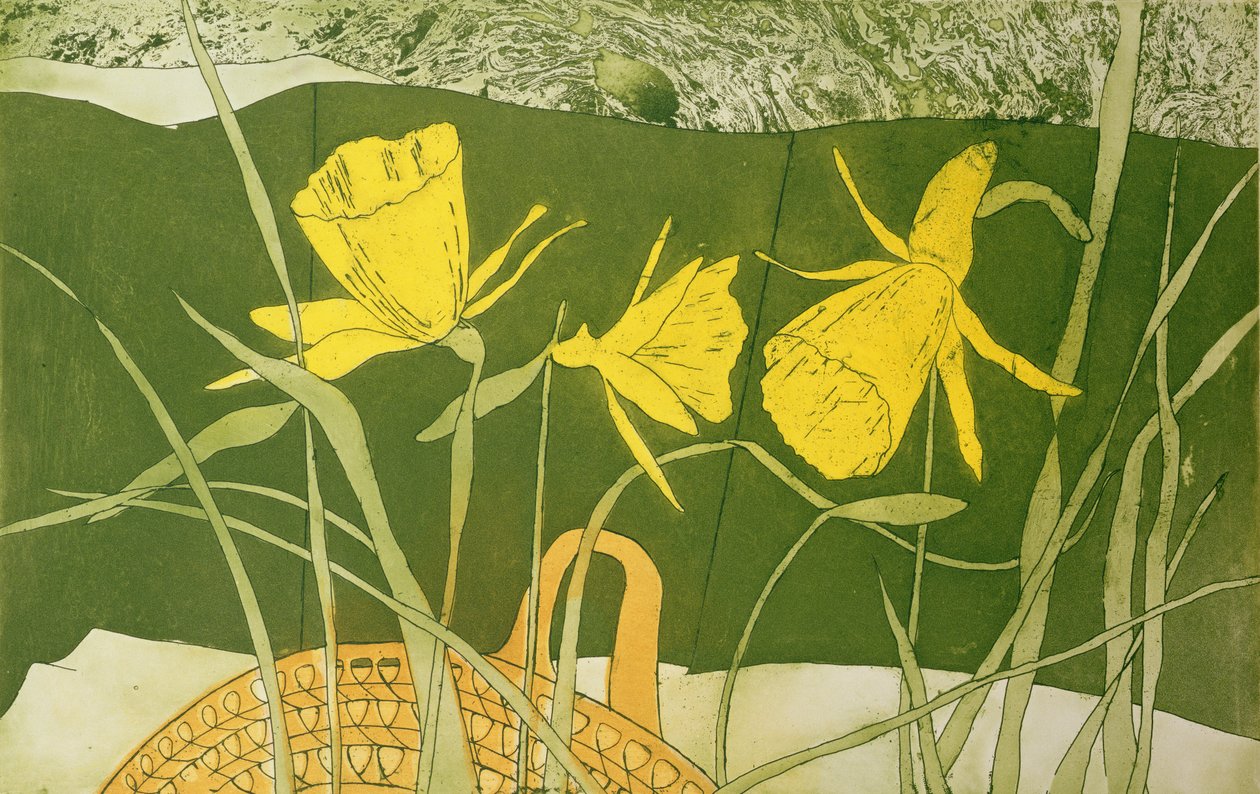水仙花（印花） 作者 瓦莱丽·丹尼尔（Valerie Daniel）
