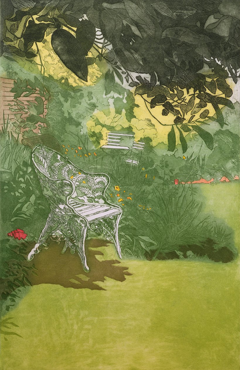 夏日花园（打印） 作者 瓦莱丽·丹尼尔（Valerie Daniel）