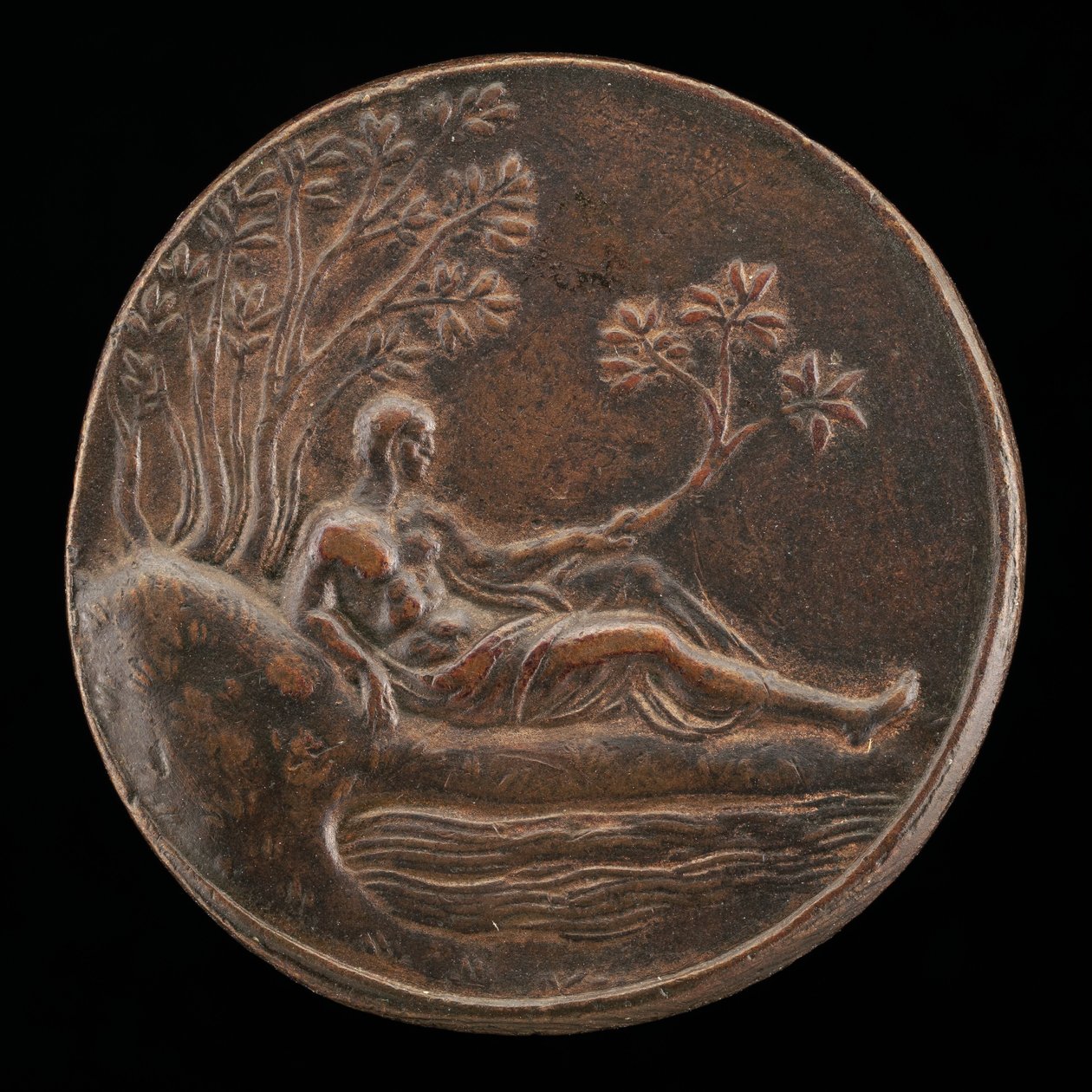 溪流旁的Bembo[背面]，可能是1532年。 作者 瓦莱里奥·贝利