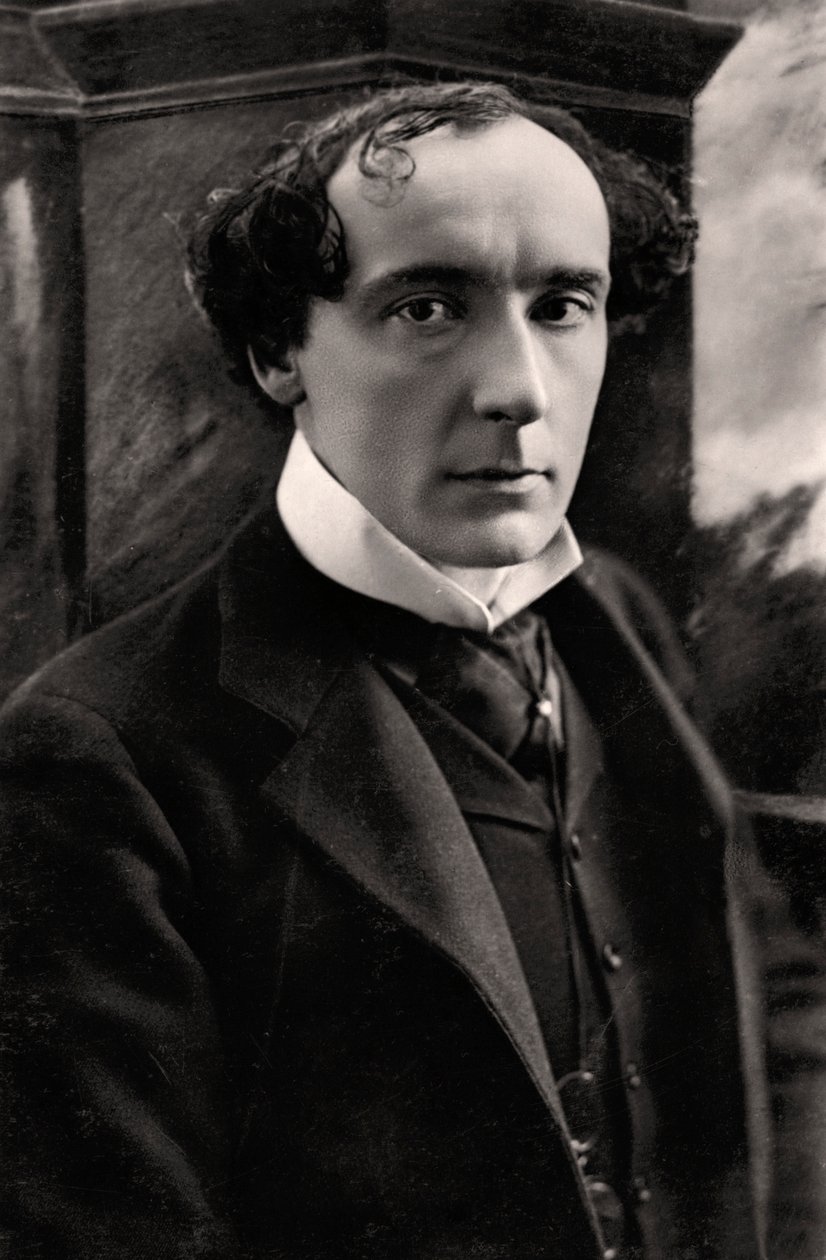 Harry Brodribb Irving 1870-1919，英国演员，20世纪初。 作者 万代克