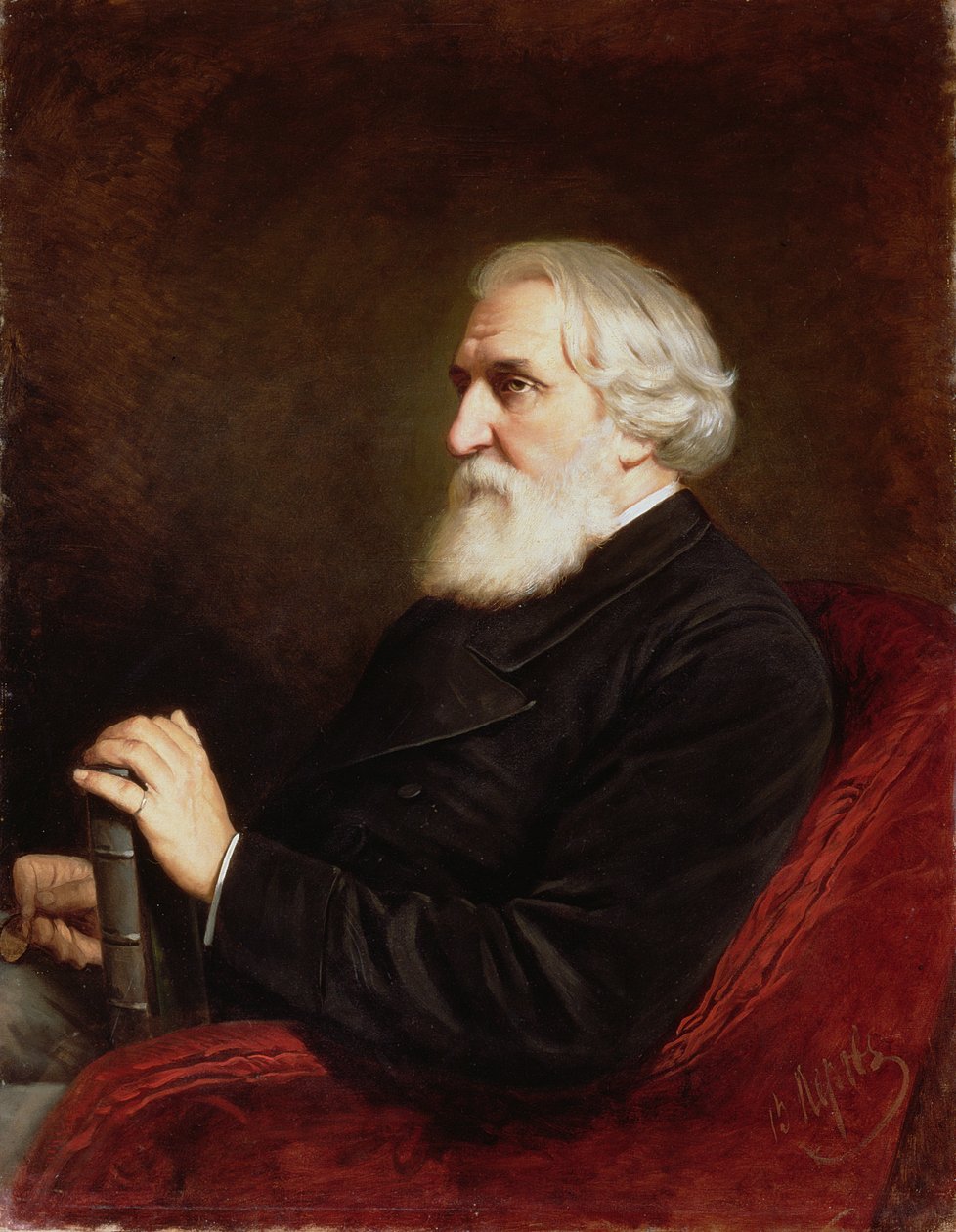 Ivan Sergeevich Turgenev（1818-83）1872年的肖像 作者 瓦西里·格里戈列维奇·佩罗夫（Vasili Grigorevich Perov）