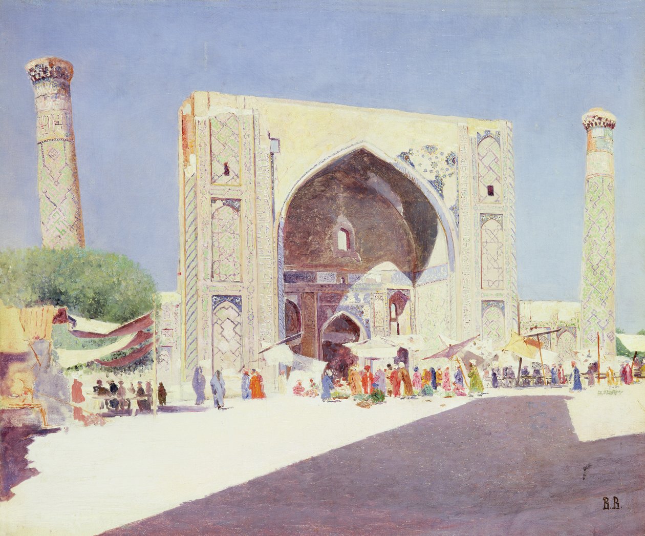 撒马尔罕，1869-71 作者 瓦西里·瓦西里耶维奇（Vasili Vasilievich Vereshchagin）