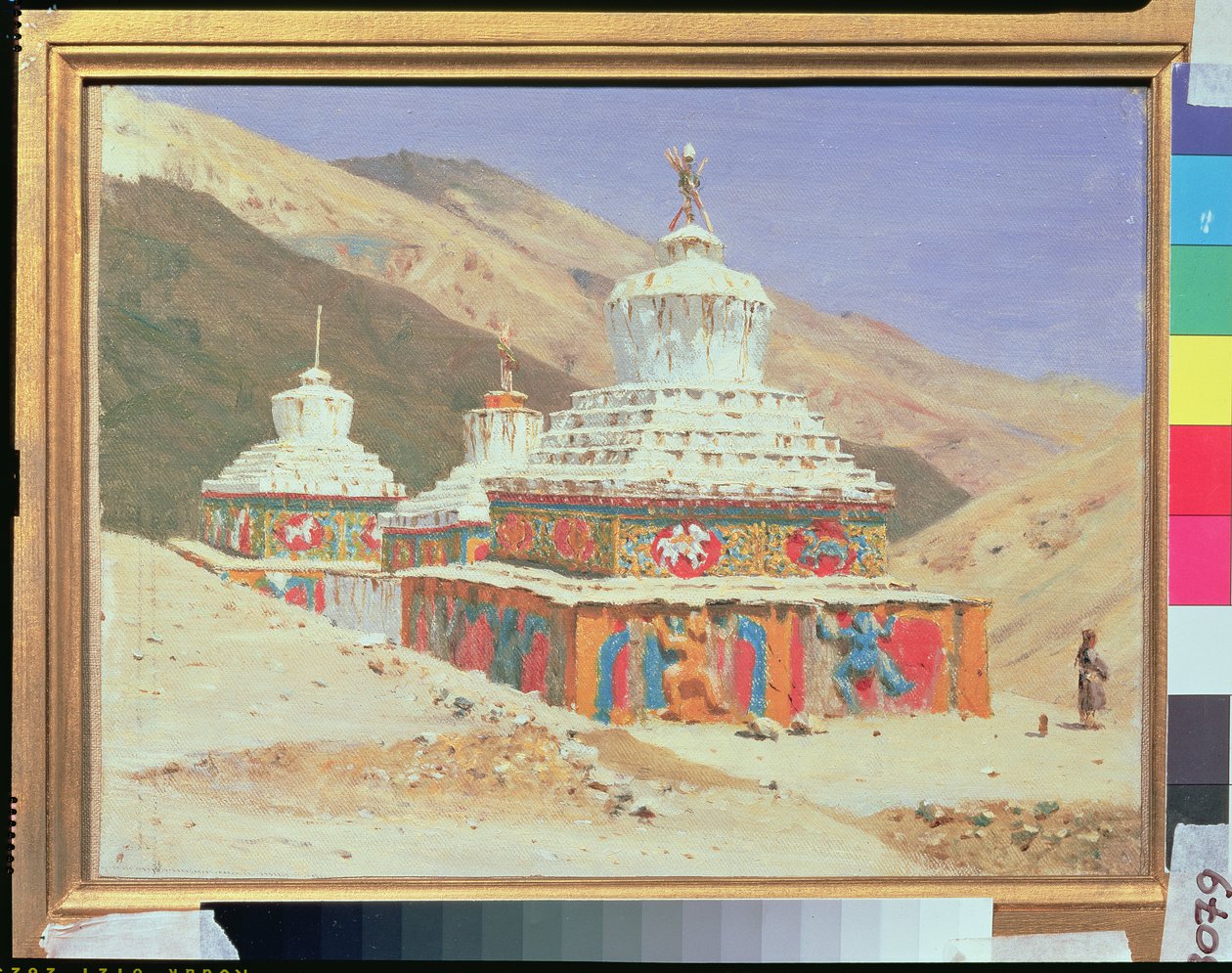 1875年在拉达克的死亡纪念馆 作者 瓦西里·瓦西里耶维奇（Vasili Vasilievich Vereshchagin）