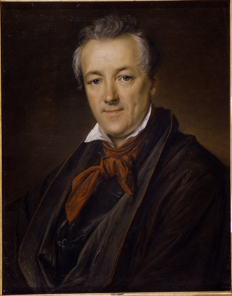 Portrait du peintre Pyotr (Pyotr) Fyodorovich Sokolov (Pierre Sokolov) (1791-1848)（画家 P.F.Sokolov 的肖像）。Vasili Andreyevich Tropinin (Vassili Tropinine) (1776-1857) 的画作，纸上油画 作者 瓦西里·安德烈耶维奇·托平