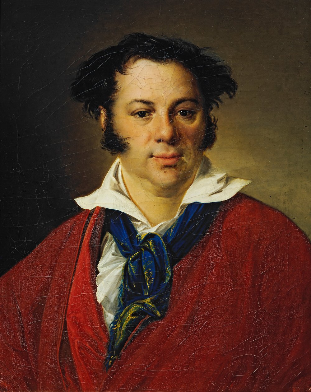 康斯坦丁·拉维奇（Konstantin Ravich）的肖像，1823年 作者 瓦西里·安德烈耶维奇·托平