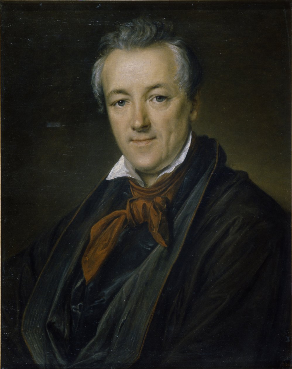 画家Pyotr Fyodorovich Sokolov的肖像1791-1848，1833年 作者 瓦西里·安德烈耶维奇·托平