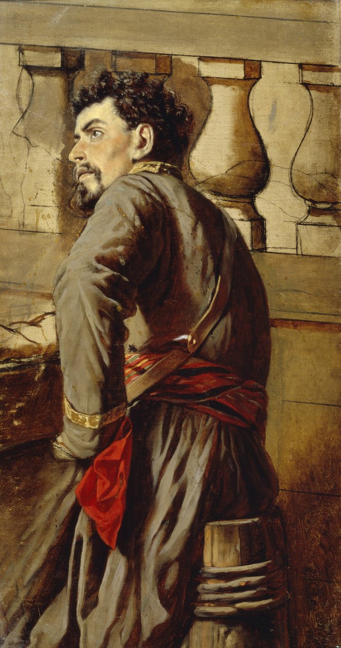 扎波罗热的哥萨克人，1873年 作者 瓦西里·格里戈列维奇·佩罗夫（Vasili Grigorevich Perov）