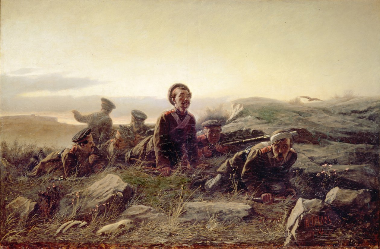 塞瓦斯托波尔的Plastuns，1874年 作者 瓦西里·格里戈列维奇·佩罗夫（Vasili Grigorevich Perov）