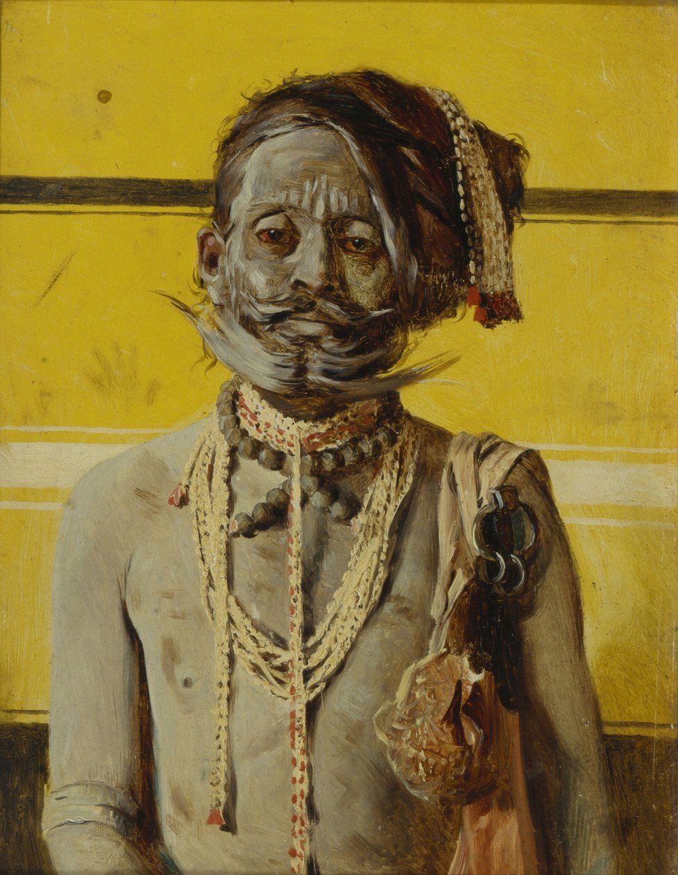 穷人，1874-1876年 作者 瓦西里·瓦西里耶维奇（Vasili Vasilievich Vereshchagin）