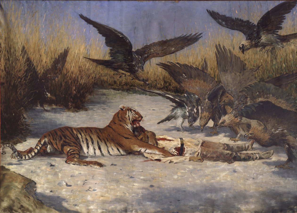 食人者，1870年代至1880年代 作者 瓦西里·瓦西里耶维奇（Vasili Vasilievich Vereshchagin）