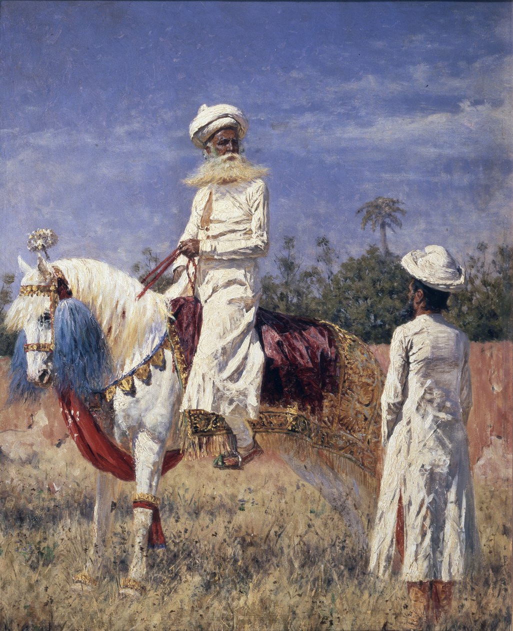 1881年斋浦尔的骑兵 作者 瓦西里·瓦西里耶维奇（Vasili Vasilievich Vereshchagin）