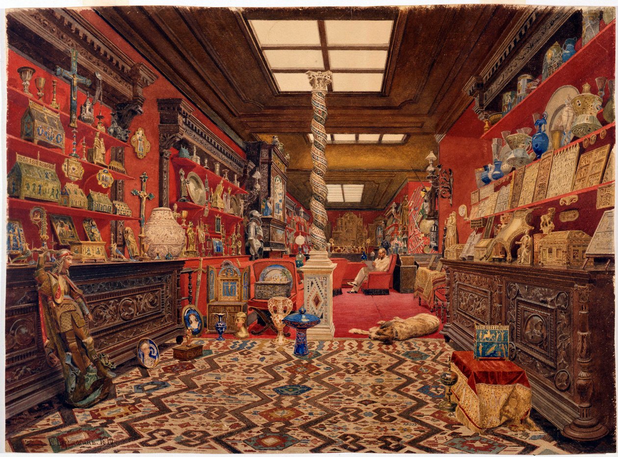 Alexandre Basilewsky - 位于巴黎的 Alexander Basilewsky 住宅画廊，位于 Vasili Vasilyevich（1842-1904 年） 作者 瓦西里·瓦西里耶维奇（Vasili Vasilievich Vereshchagin）