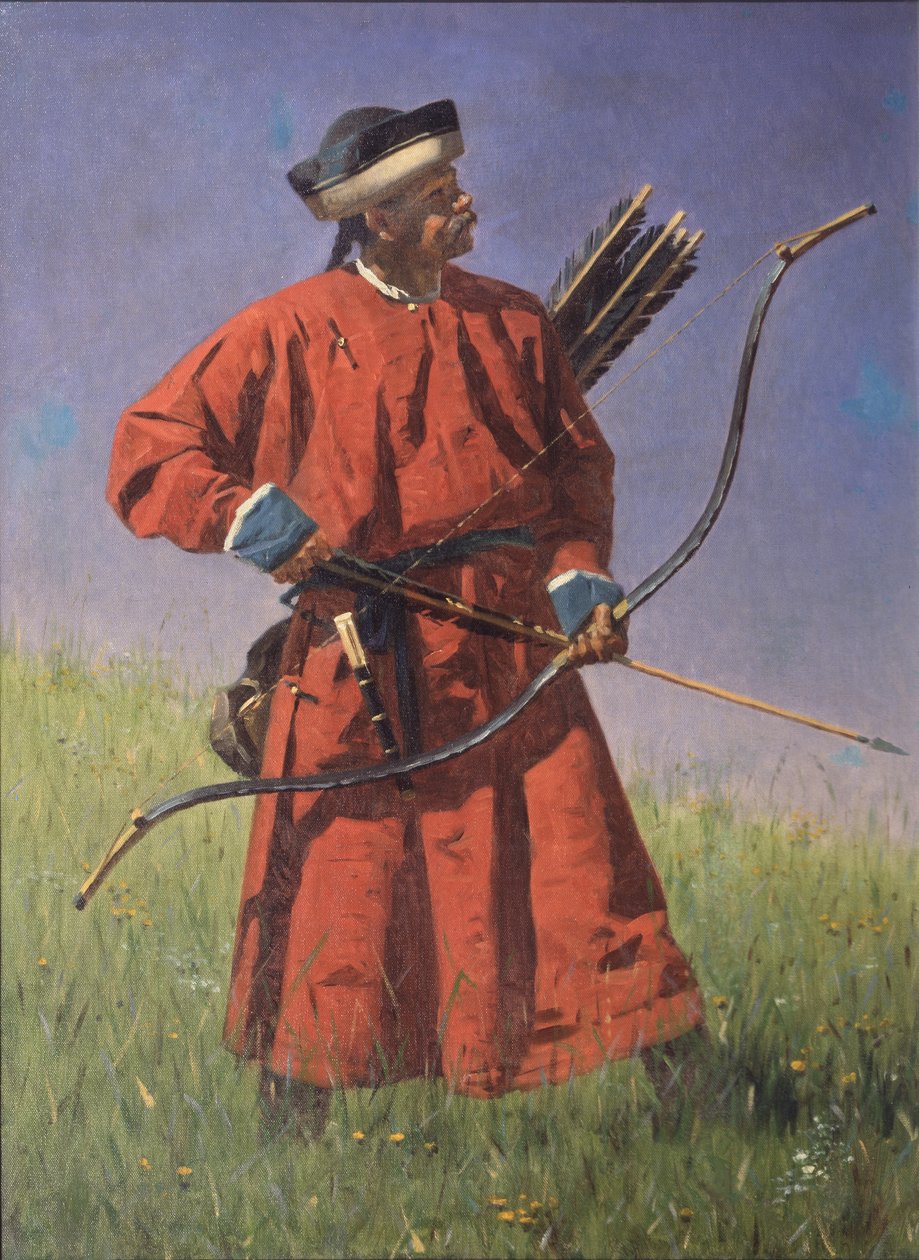 布哈拉士兵萨尔巴兹 作者 瓦西里·瓦西里耶维奇（Vasili Vasilievich Vereshchagin）