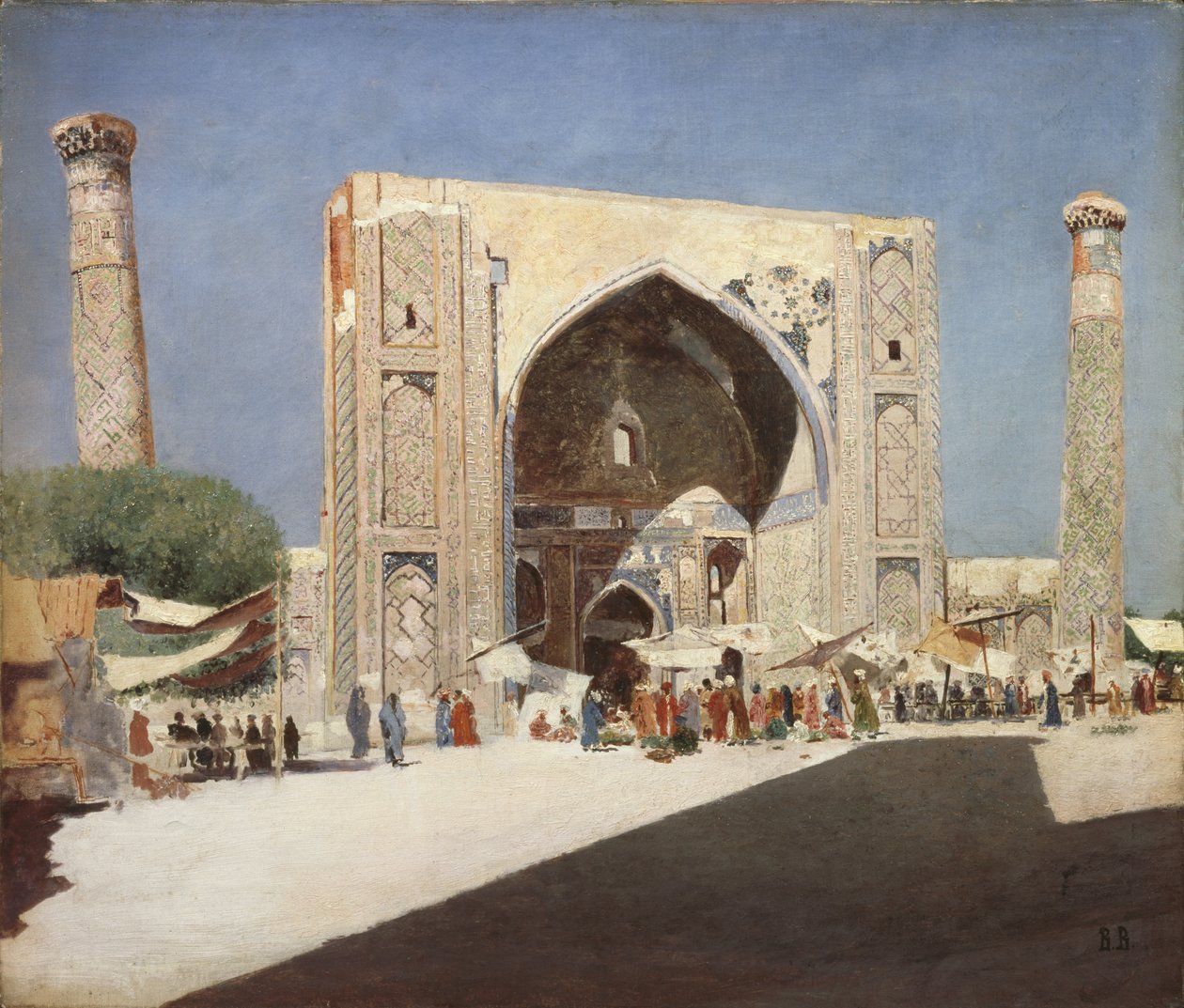 撒马尔罕，1869-1870年 作者 瓦西里·瓦西里耶维奇（Vasili Vasilievich Vereshchagin）
