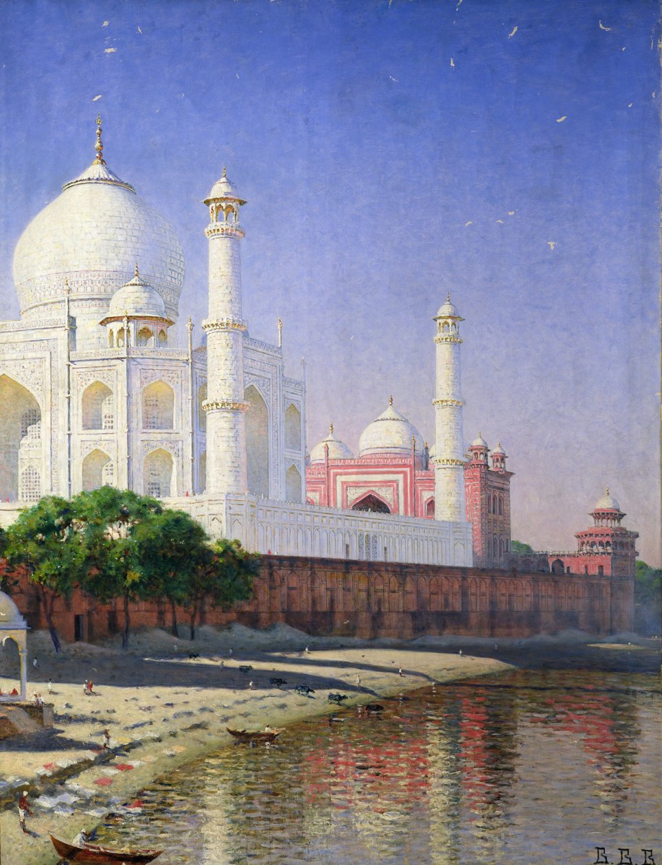 泰姬陵（布面油画） 作者 瓦西里·瓦西里耶维奇（Vasili Vasilievich Vereshchagin）