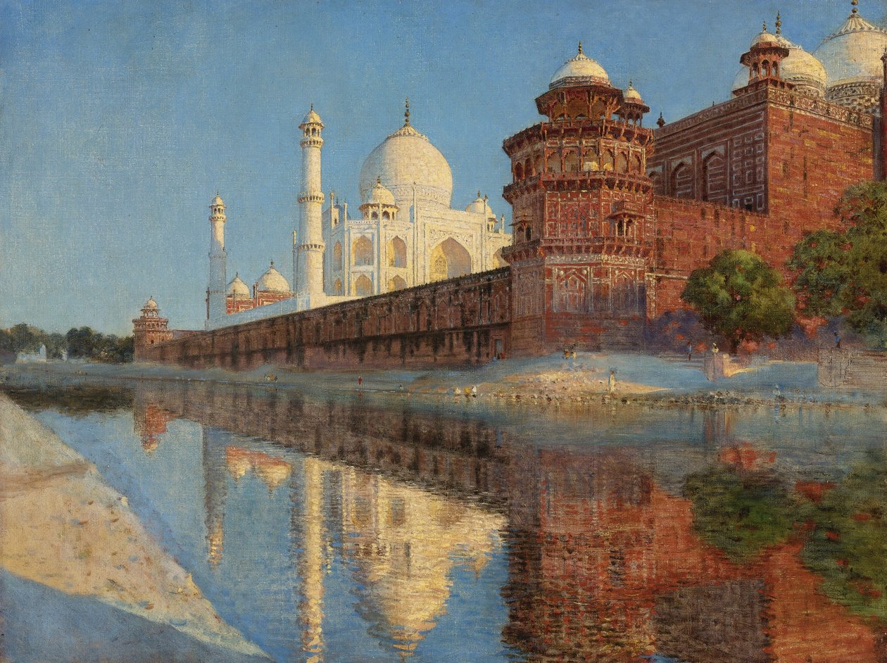 泰姬陵。傍晚 作者 瓦西里·瓦西里耶维奇（Vasili Vasilievich Vereshchagin）
