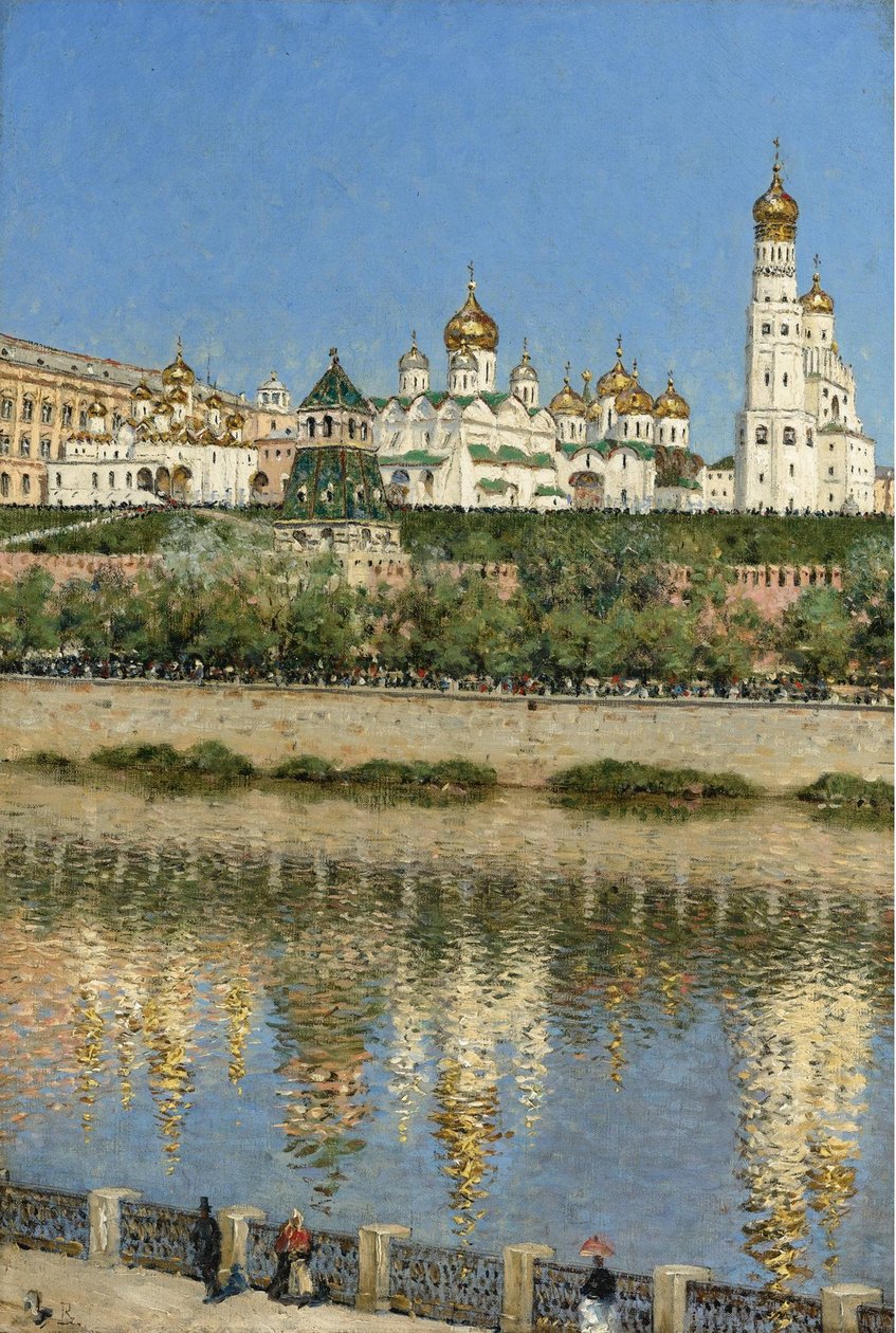 莫斯科克里姆林宫的视图 作者 瓦西里·瓦西里耶维奇（Vasili Vasilievich Vereshchagin）