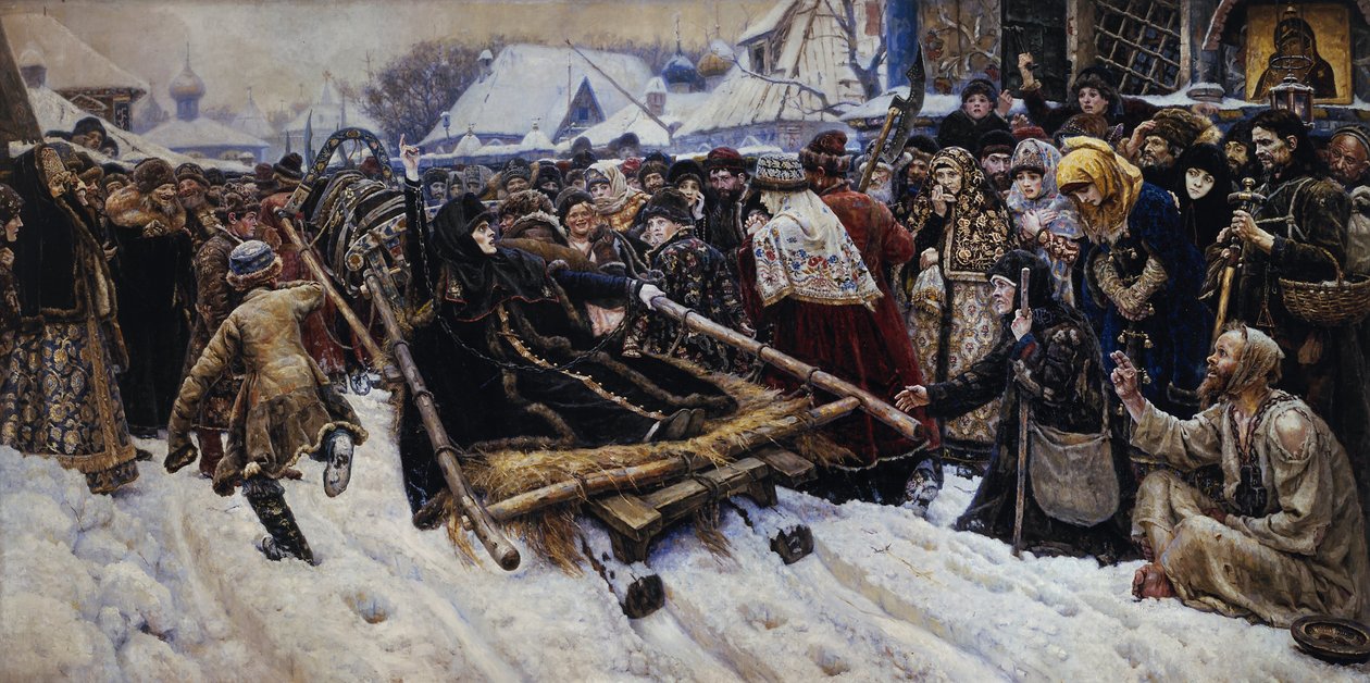 Boyarina morozova 作者 瓦西里（Vasilij Ivanovic Surikov）