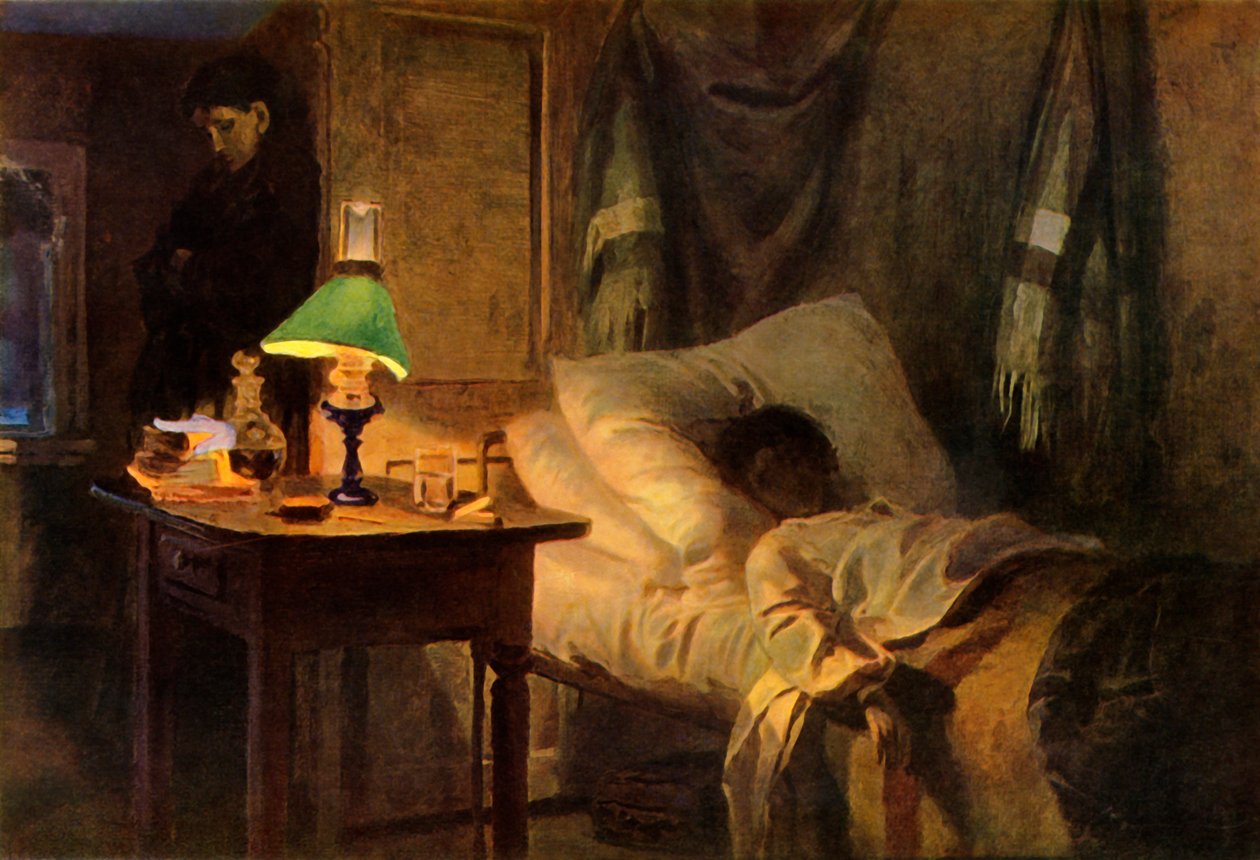 残疾人》，19世纪末-20世纪初，1965年。 作者 瓦西里·德米特里维奇·波列诺夫