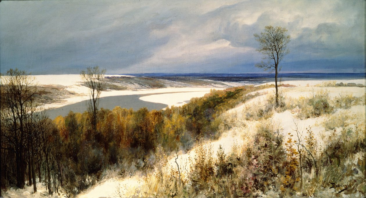 1891年早雪 作者 瓦西里·德米特里耶维奇·波列诺夫