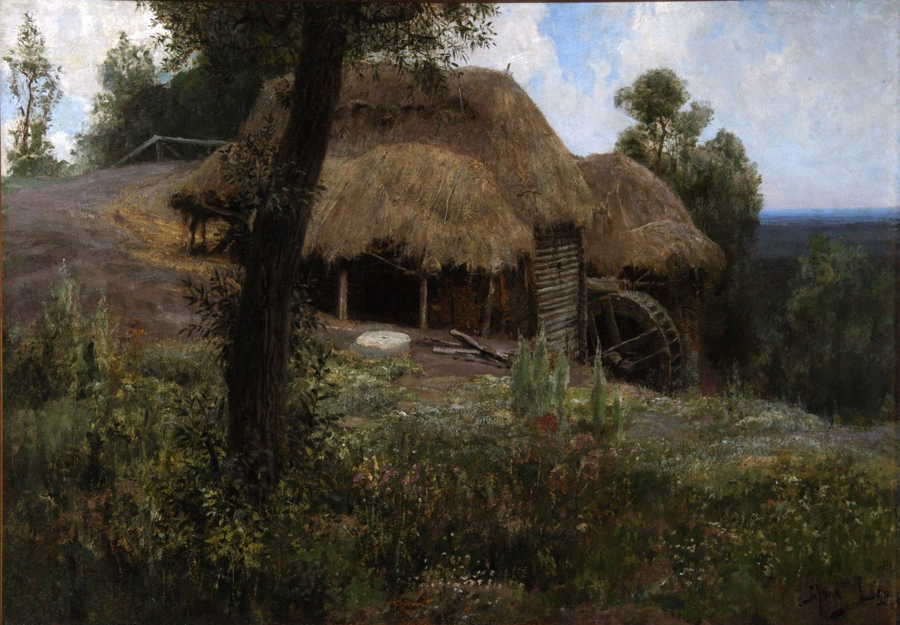 老磨坊，1893年 作者 瓦西里·德米特里耶维奇·波列诺夫