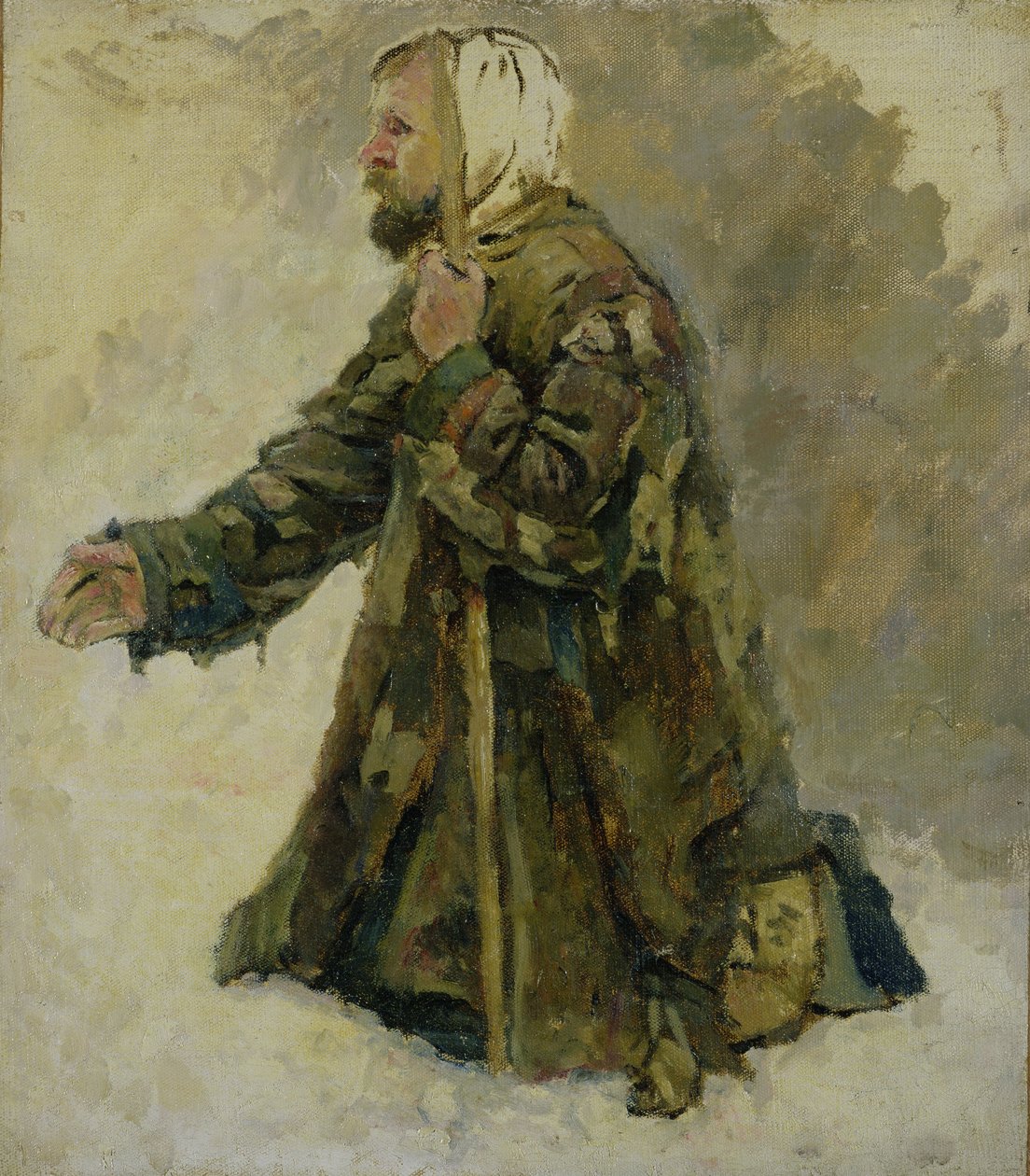 上帝愚弄他的膝盖 作者 瓦西里（Vasilij Ivanovic Surikov）
