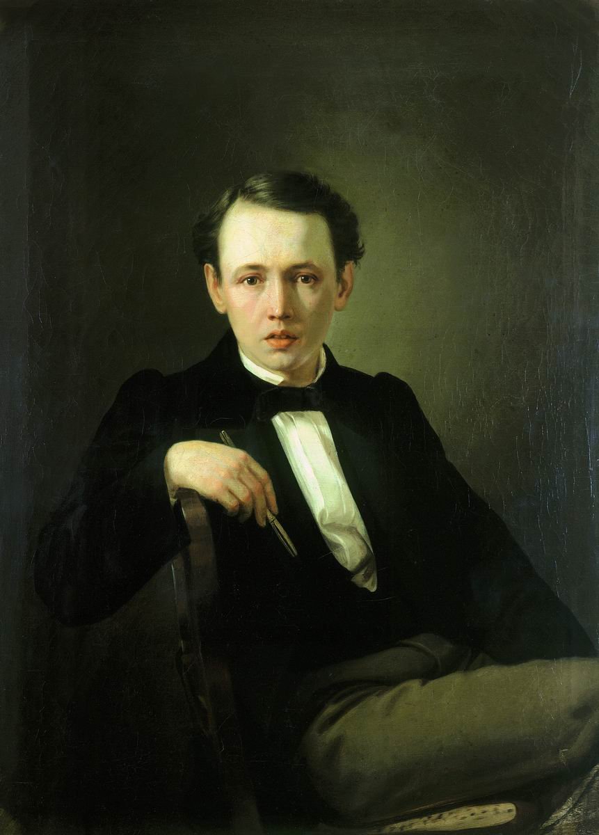 Self-portrait.n：.n 作者 瓦西里·格里戈列维奇·佩罗夫（Vasili Grigorevich Perov）