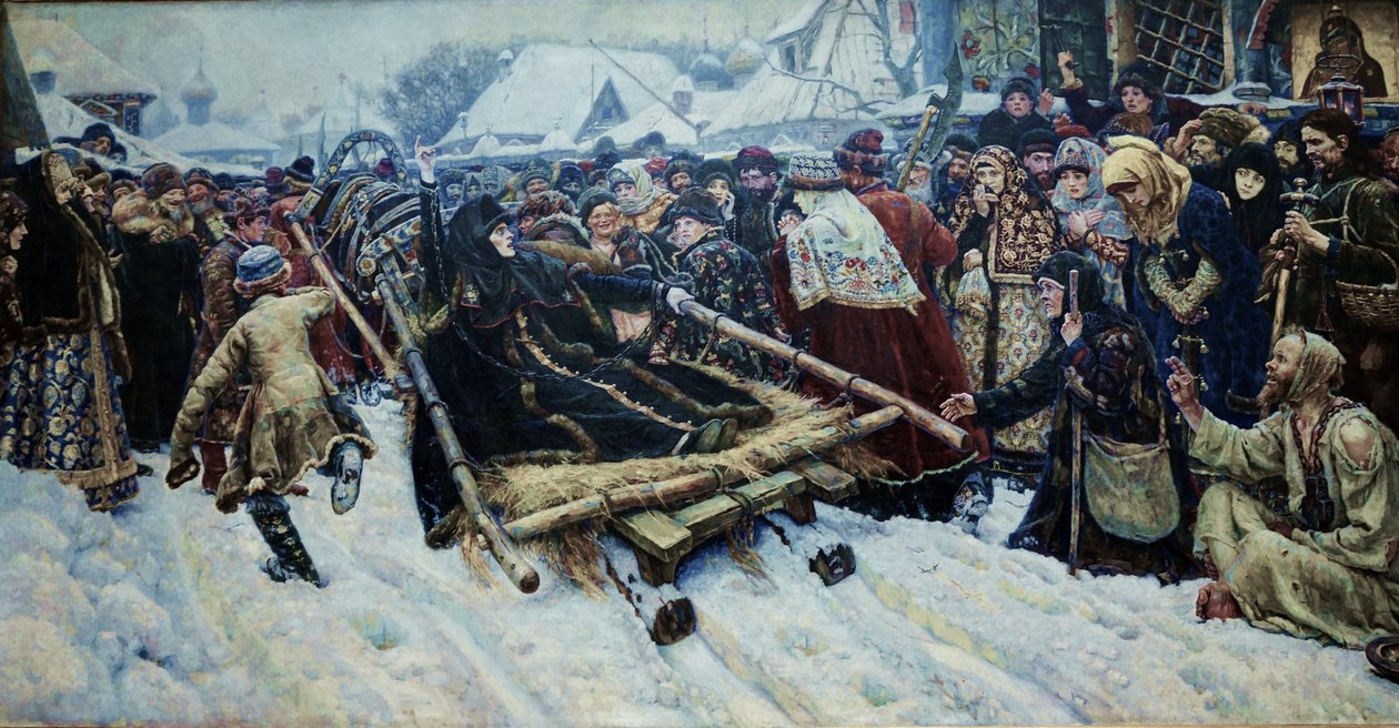 Boyarynya Morozova 作者 瓦西里（Vasilij Ivanovic Surikov）
