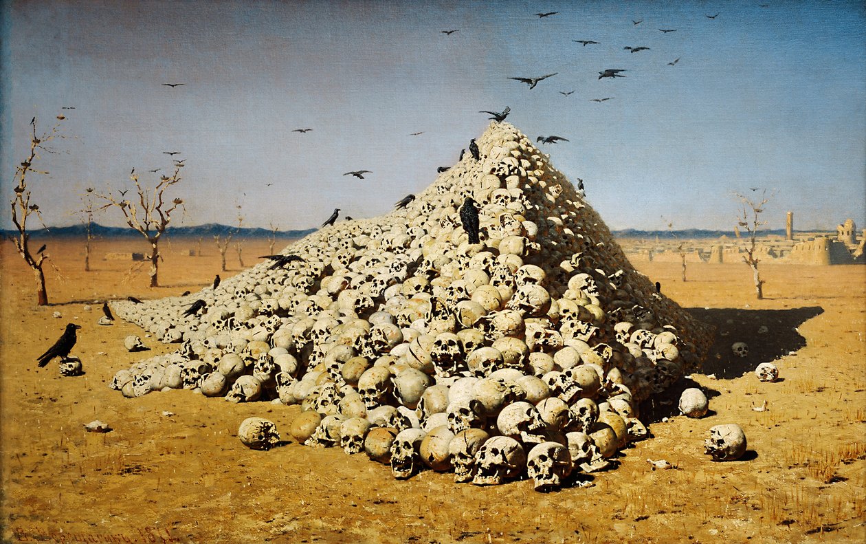 战争的典范 作者 瓦西里·瓦西里耶维奇（Vasili Vasilievich Vereshchagin）