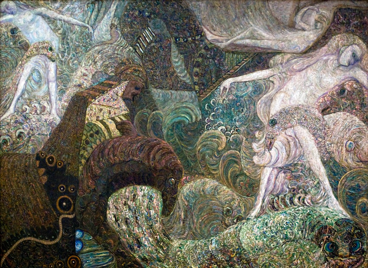19世纪末或20世纪初的海底。 作者 瓦西里·伊万诺维奇·杰尼索夫