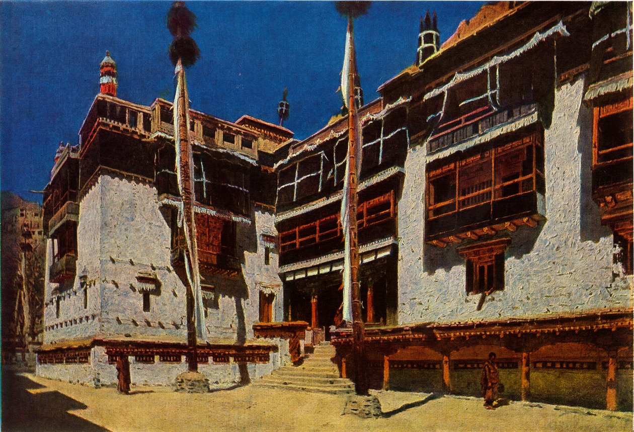 1965年在拉达克的Hemis修道院。 作者 瓦西里韦列夏金