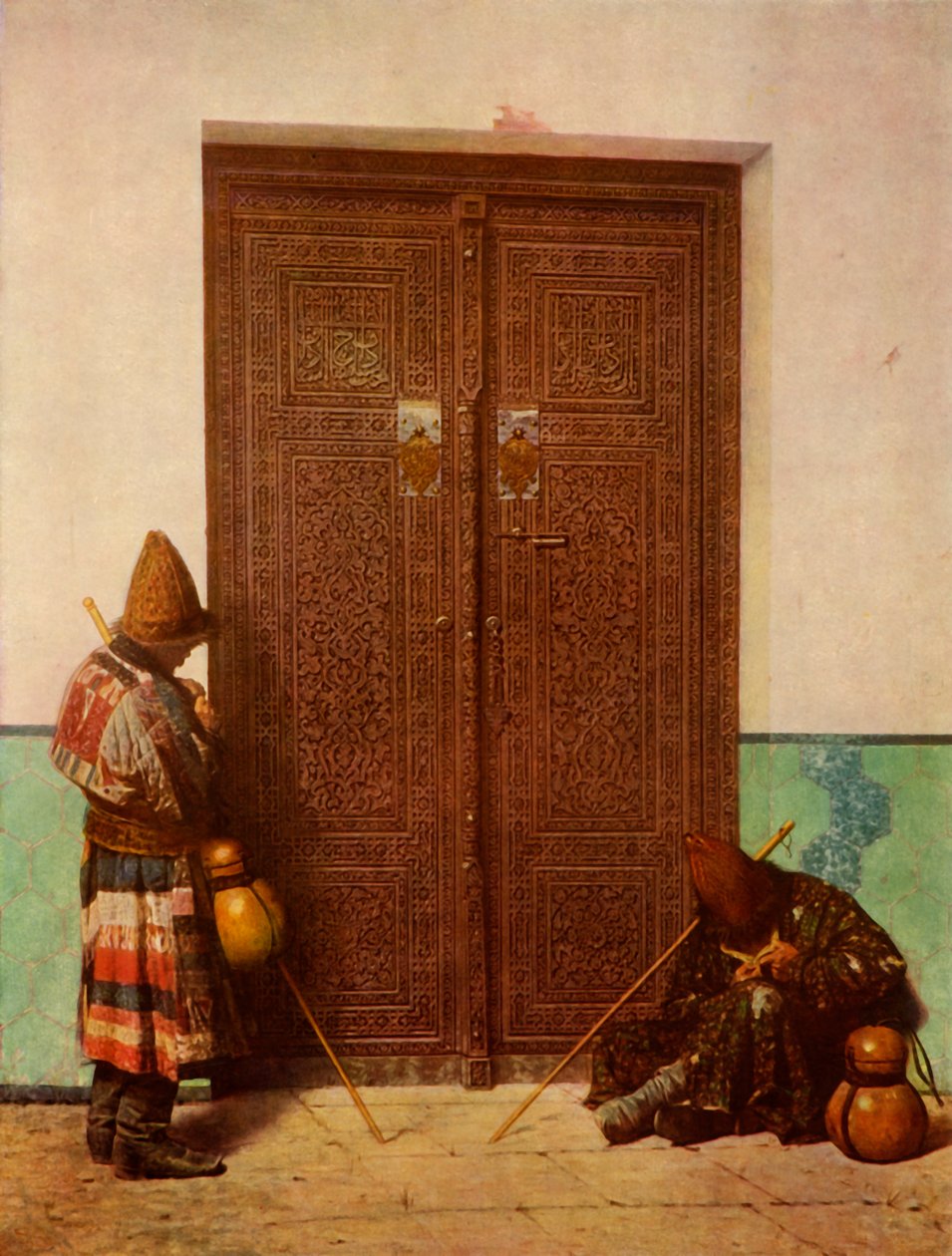 通往东古尔·埃米尔陵墓的门，1873年，1965年。 作者 瓦西里韦列夏金