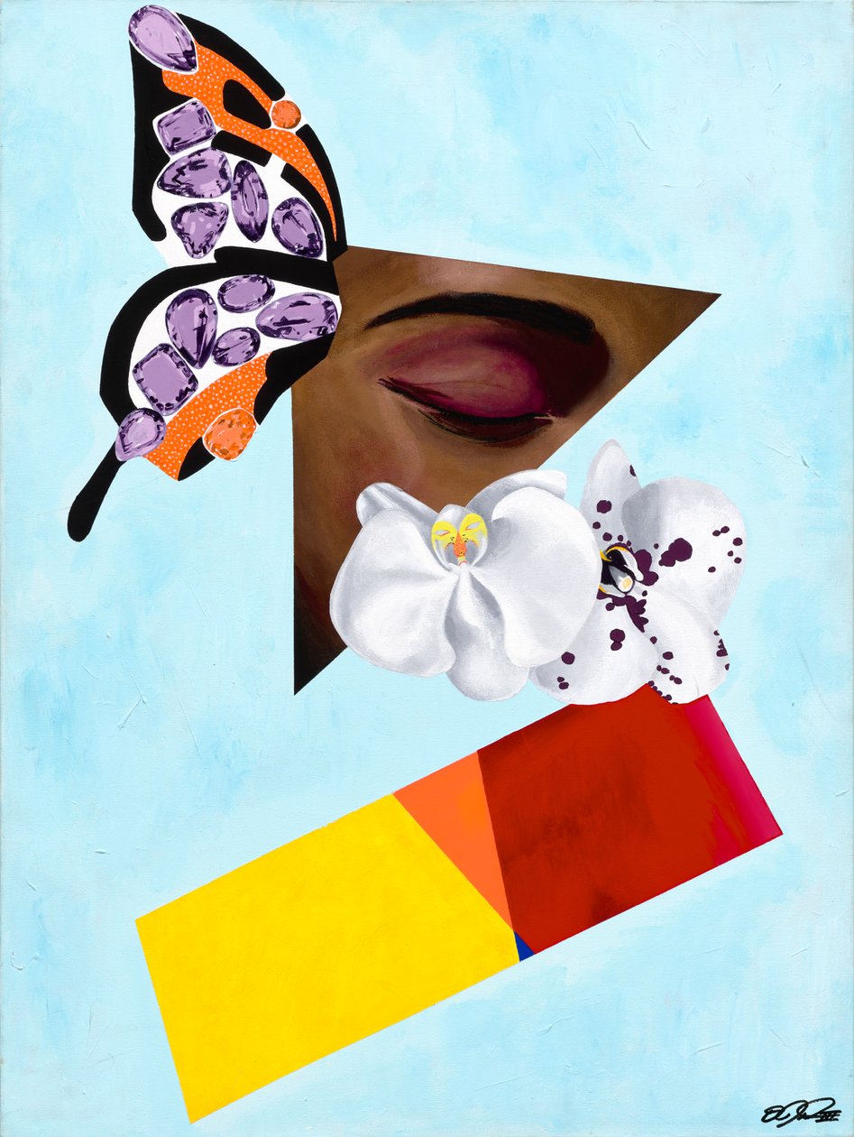 文艺复兴夫人》，2014 年（丙烯酸画布） 作者 瓦斯金 瓦斯金
