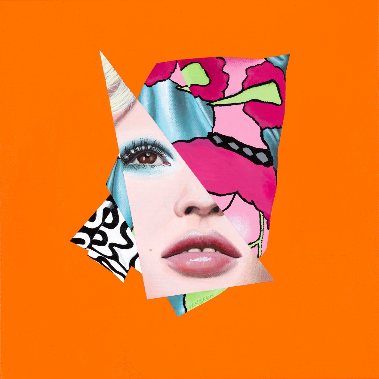 独角兽的颓废》，2016 年（丙烯酸画布） 作者 瓦斯金 瓦斯金