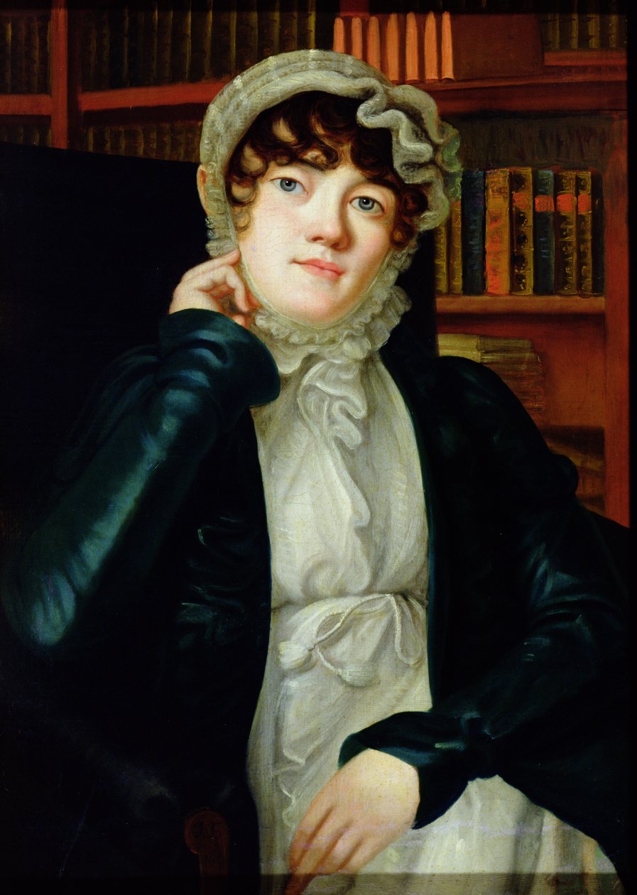 Karolina Pavlova，1830年的肖像 作者 瓦西里（Vassily Fyodorovich Binemann）