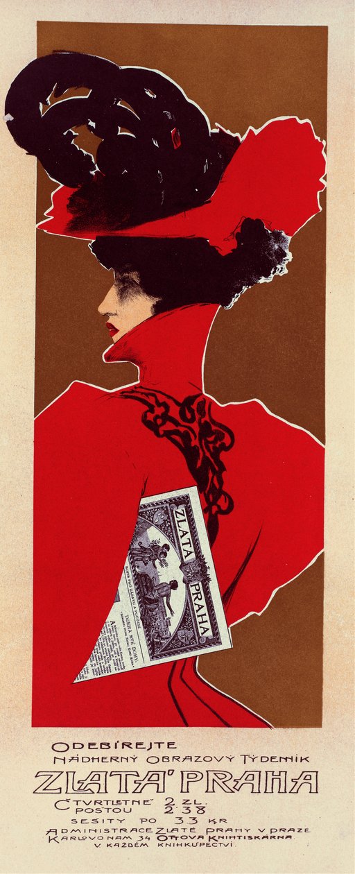 Zlata Praha, 1898. 作者 瓦茨拉夫·奥利瓦