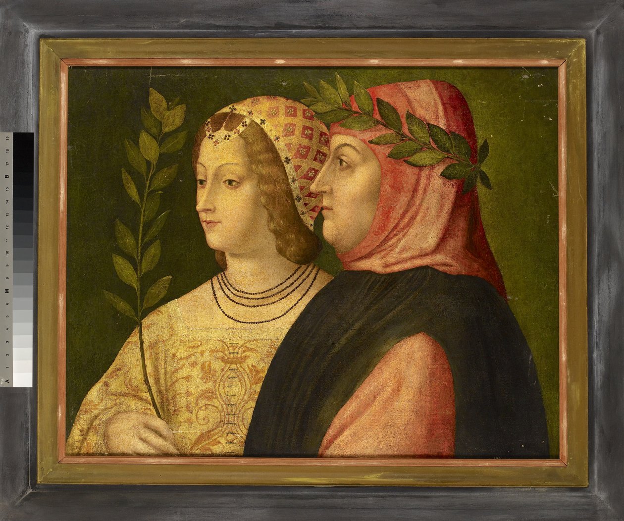 Petrarch和Laura de Noves，c.1510 作者 威尼斯人学校