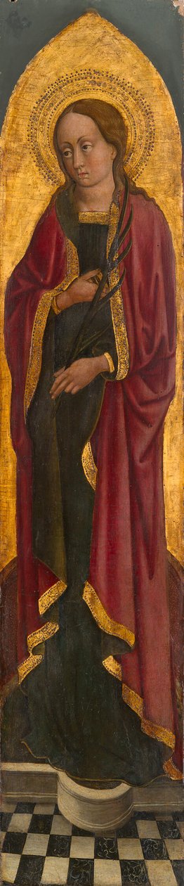 帕多瓦的圣朱斯蒂娜（Saint Giustina of Padua），出自奥古斯丁的一幅祭坛画 作者 威尼斯人