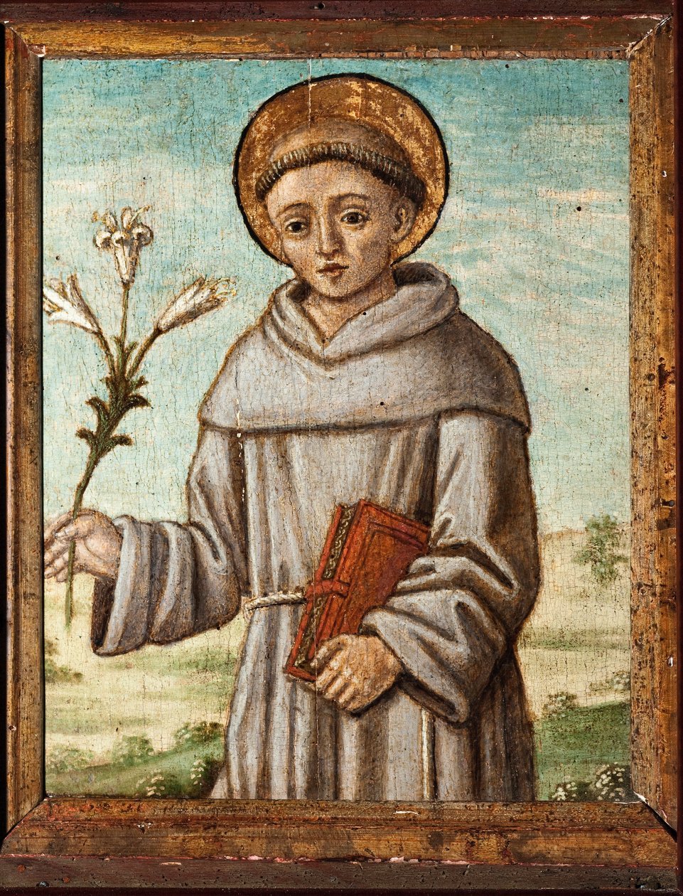St Anthony of Padua (Painting 作者 威尼斯人学校